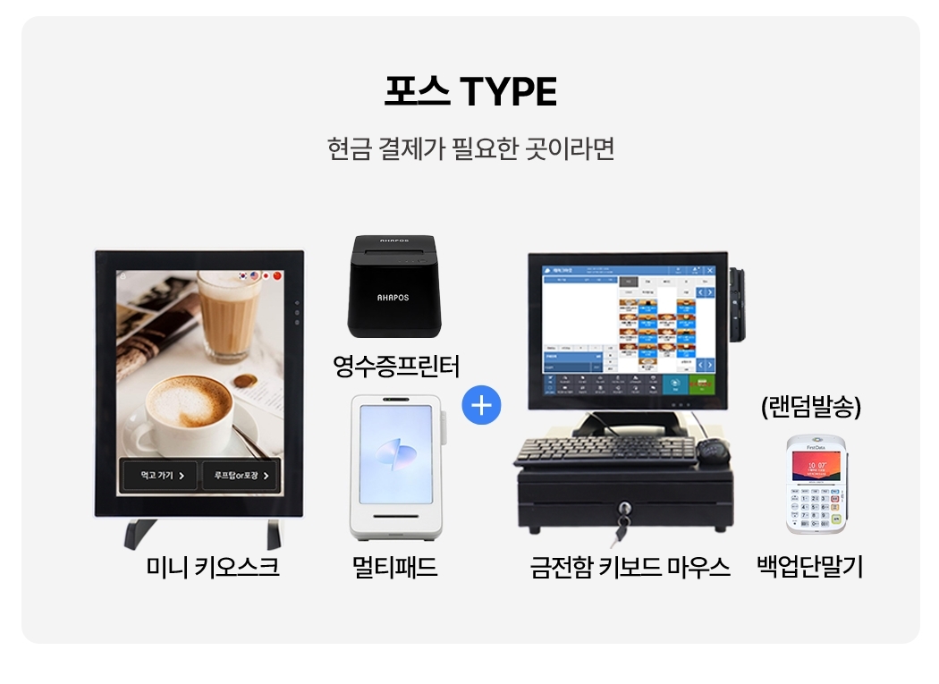 미니형 15인치 키오스크