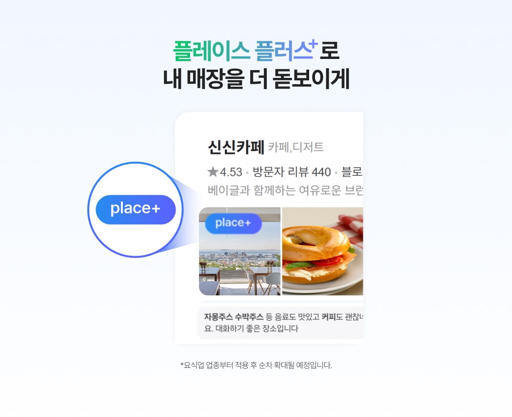 플레이스 플러스로 내 매장을 더 돋보이게