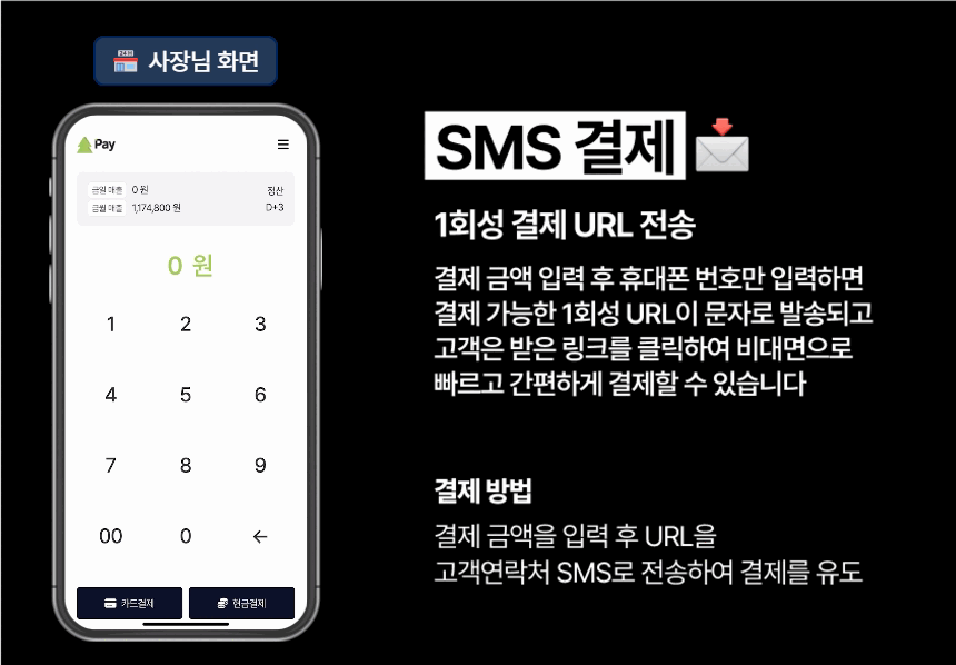 신신페이 문자로 1회 결제 링크 전송 가능한 SMS 결제 안내